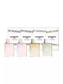 BURBERRY HER 4 PCS MINI SET: 2 X HER 0.16 EAU DE PARFUM + HER 0.16 EAU DE TOILETTE + HER LONDON DREAM 0.16 EAU DE PARFUM