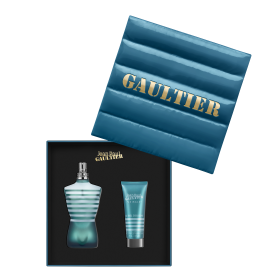 JEAN PAUL GAULTIER LE MALE 2 PCS SET FOR MEN: 4.2 EAU DE TOILETTE + 2.5 SHOWER GEL.