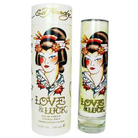 ED HARDY LOVE & LUCK 3.4 EAU DE PARFUM SPRAY FOR WOMEN