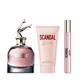 JEAN PAUL GAULTIER SCANDAL 3 PCS SET FOR WOMEN: 1.7 EAU DE PARFUM SPRAY + 0.34 EAU DE PARFUM SPRAY + 2.5 BODY LOTION