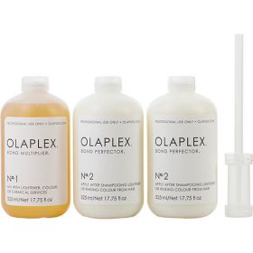 OLAPLEX by Olaplex Salon Intro Kit ((1) 17.75 oz. OLAPLEX N°1 BOND MULTIPLIER; (2) 17.75 oz. OLAPLEX N°2 BOND PERFECTOR)