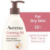 Aveeno Creamy Oil Body Moisturizer for Dry Skin, Non-Greasy, 12 fl oz