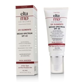 ELTAMD - UV Elements Moisturizing Physical Tinted Facial Sunscreen SPF 44 - For All Skin Types & Post-Procedure Skin 2512 57g/2oz