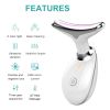 Neck Face Beauty Device LED Photon Therapy Skin Tighten Reduce Double Chin Anti Wrinkle Remove Lifting Massager Skin Care Tools