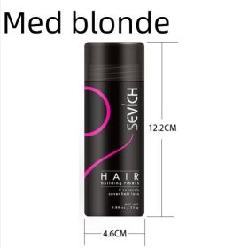 Powder Extension Thinning Thickening Hair Growth (Option: Med blonde-12G)