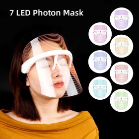 Small Bulb Color Light Mask Beauty Equipment Facial Mask Machine Skin Care (Option: 7colors)