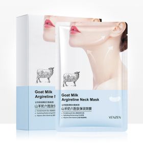 10pcs Goat Milk Hexapeptide Neck Mask Collagen Skin Care (Option: A)